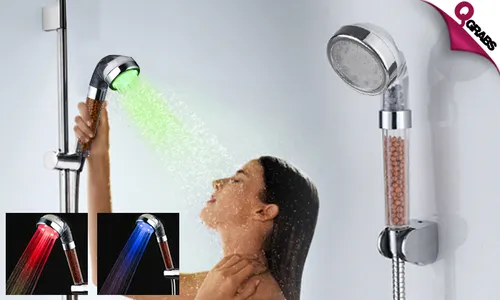 Color-Changing Spa Shower Heads!